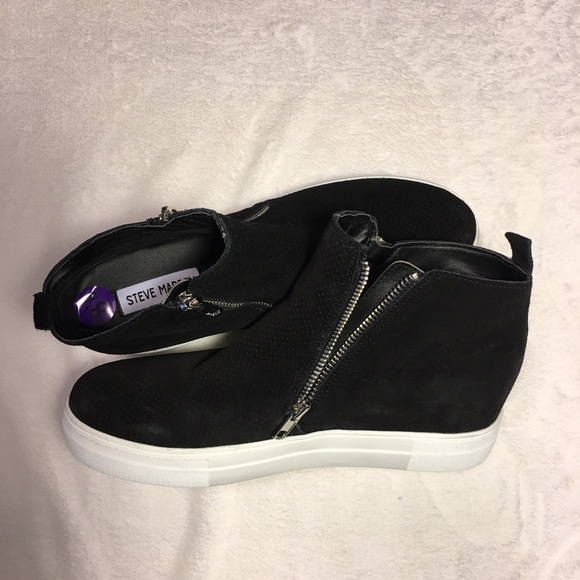 Steve Madden Wedgie High Top Platform Sneaker NWOT - Picture 3 of 8